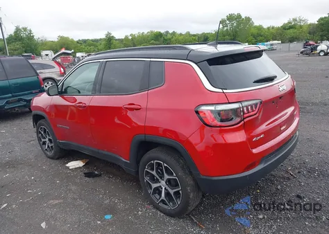 2024 Jeep Compass Limited 4X4 from USA, damaged, VIN 3C4NJDCN1RT140091